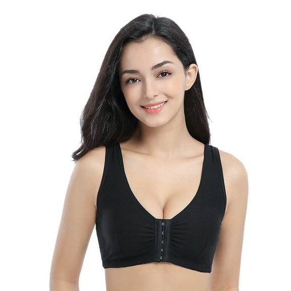 Mersteyo Pocket Bra For Silicone Breast Forms Fake Breast Mastectomy Prosthesis Front Closure Bra