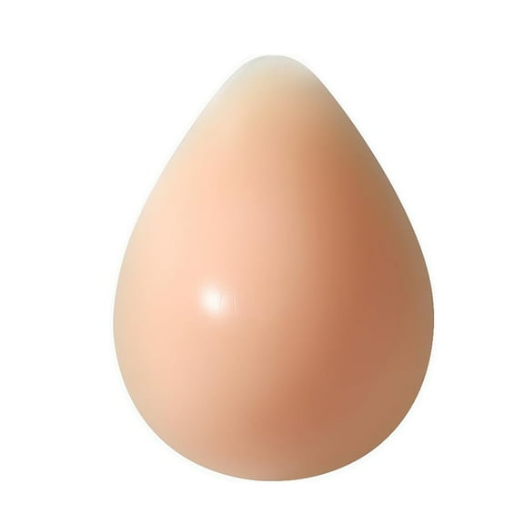 MERSTEYO Silicone Breast Form Teardrop Mastectomy Prosthesis Bra Enhancer Inserts Fake Breast for Women 350g L Size 1 Piece