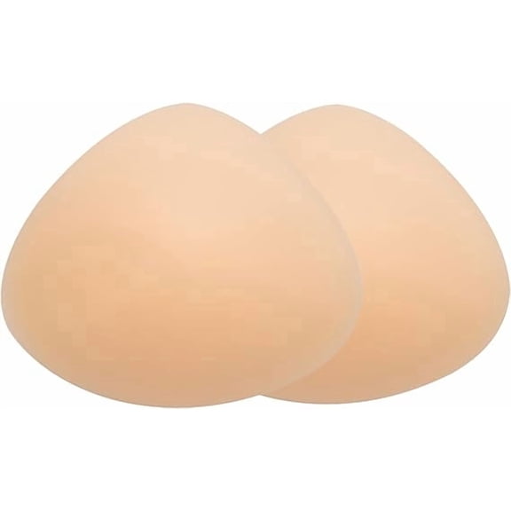 MERSTEYO Silicone Breast Forms Mastectomy Prosthesis Triangle Bra Inserts 1 Pair