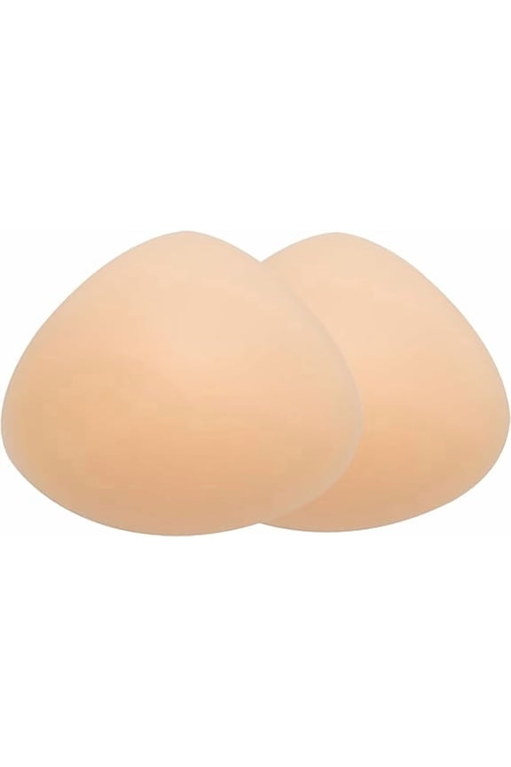 Silicone Breast Forms Mastectomy Prosthesis Triangle Bra Inserts 1 Pair
