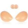 thumbnail image 1 of MERSTEYO Silicone Strapless Bra - Invisible Fit, Powerful Push-Up, Free Nipple Covers, Perfect for Backless Outfits, 1 of 8