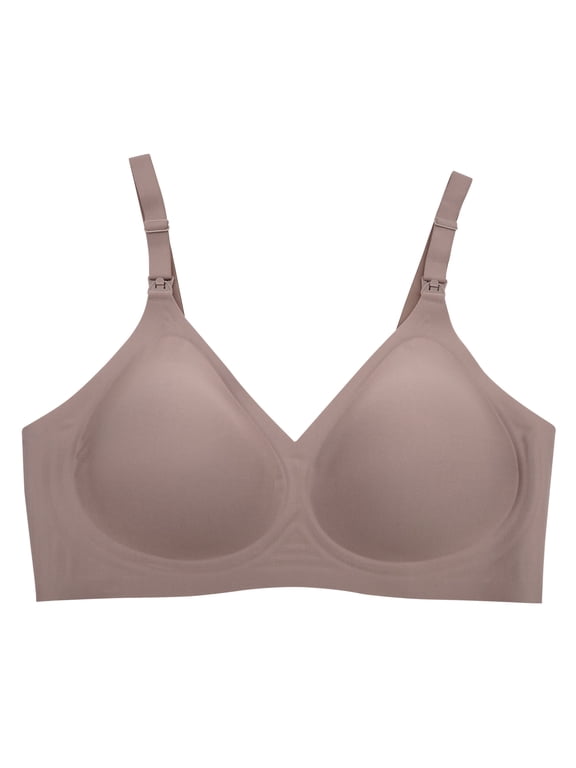 Wireless Nursing Bra for Maternity & Postpartum - Comfortable Soft Fabric Breastfeeding Bra | Seamless Maternity Bras