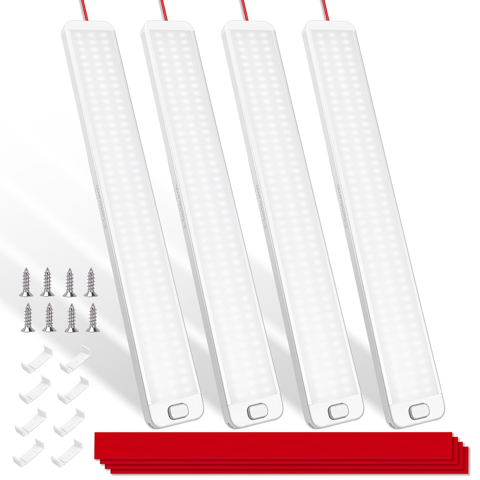 MERTTURM 12V LED Deckenleuchte Super Groß 42x17cm, 1500LM dimmbar mit Schalter, 3 Farbtemperaturen 2700-6500K, für Wohnmobil Wohnwagen Boot Camping