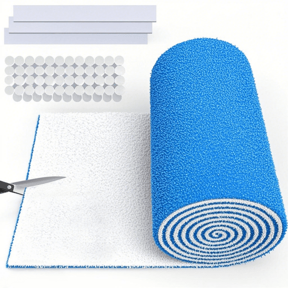 MERV 8 Triple Air Vent Filter, 12"X120" Cut to Size Air Filter, Electrostatic Vent Filter for Home, Ceiling, Grilles, HVAC Vent, Compression Packing