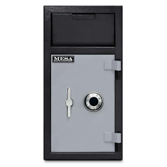 MESA MFL2714C-ILK Depository Safe in Black | Grey with Combination Lock