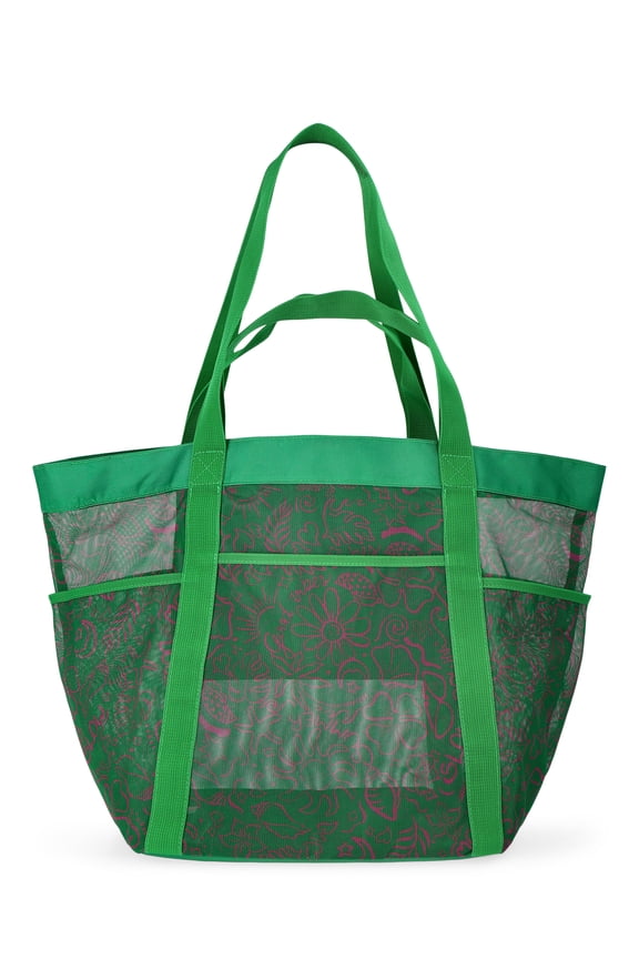 Women's Mesh Tote Bag, Green