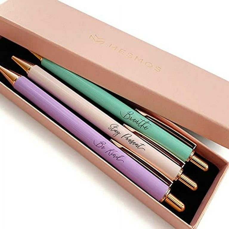 MESMOS Pastel Pens, Mindfulness Gifts, Inspirational Fancy Pens