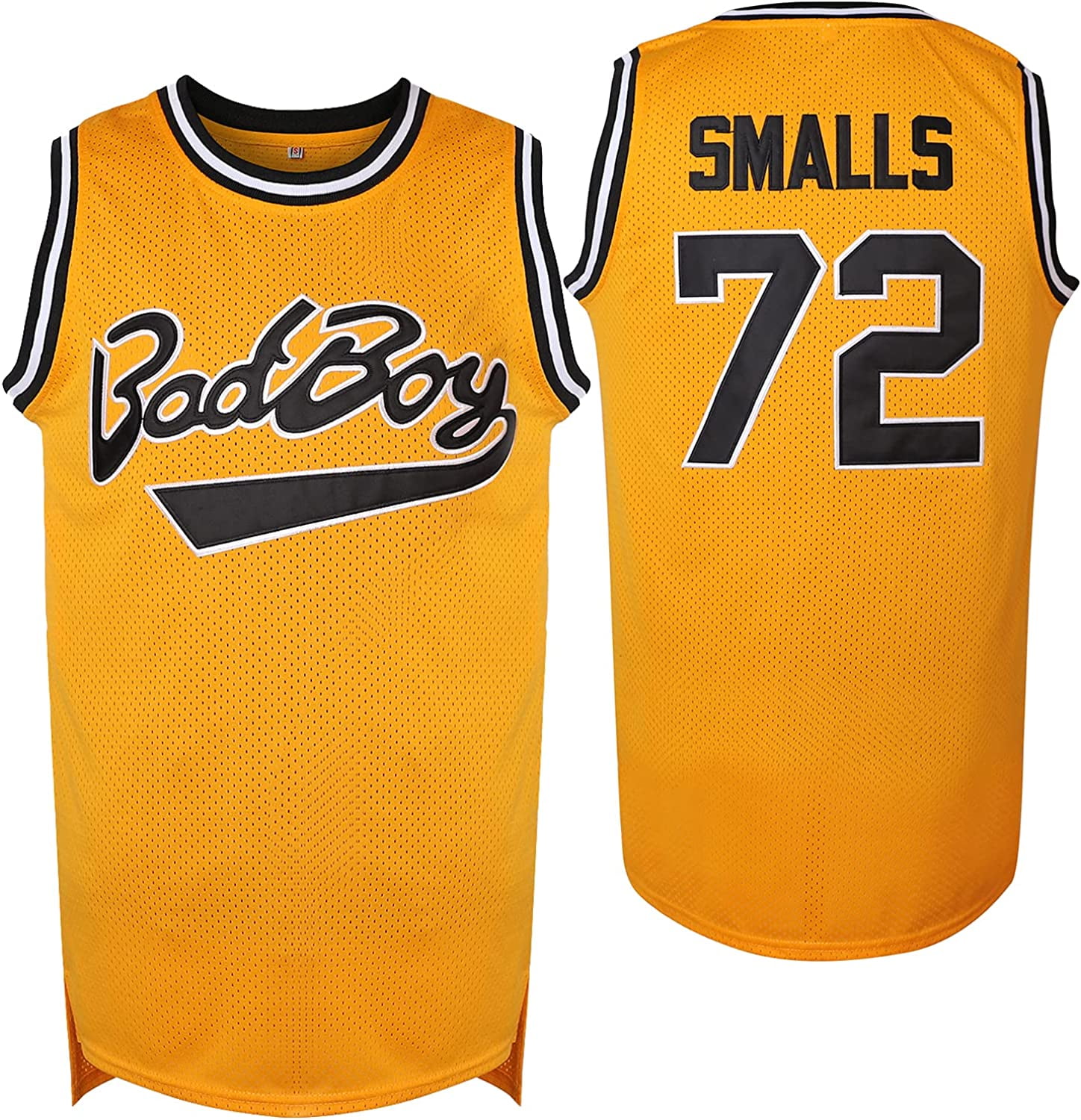 Mesh Jersey Men Bad Boy #72 Basketball Jersey 90s Hip Hop