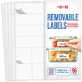 thumbnail image 1 of MESS 96-Pack Erasable Food Labels - Removable, Freezer & Fridge Safe, 1 of 6