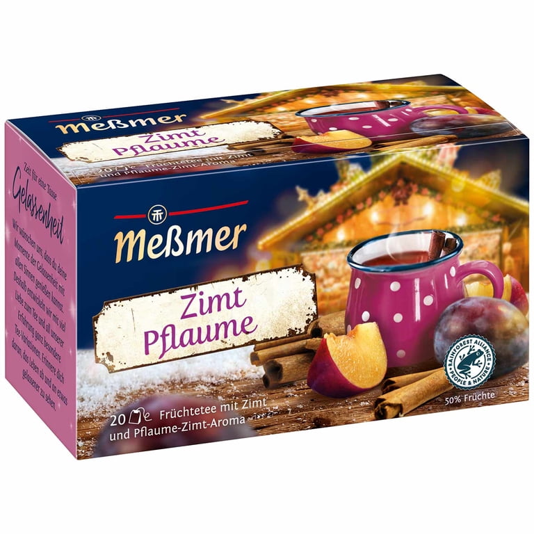 Messmer's, Cinnamon Plum Tea, 1 box, Winter Holiday - Walmart.com