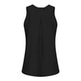 thumbnail image 1 of MESSUEN Athletic Tank Tops for Women Backless Tank Tops for Women Crew Neck Raglan Open Back Workout Tie Back Tank Muscle Gym Shirts Womens Tops Summer Womens Blouses Casual Black L, 1 of 8