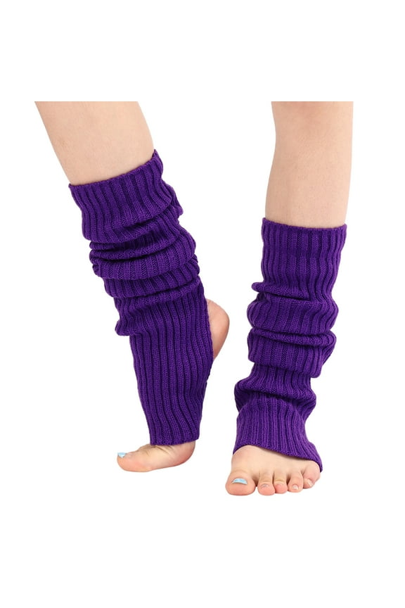 Ballet Leg Warmers Boot Cuffs Long Leg Warmers Socks Men Socks for Men Warm Leg Warmers Leg Warmers Women Purple One Size
