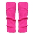 thumbnail image 1 of MESSUEN Ballet Leg Warmers Women Warming Socks for Women Knitted Leg Warmers Womens Socks Women Socks for Men Leg Warmers Women Hot Pink One Size, 1 of 2