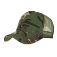 thumbnail image 1 of MESSUEN Baseball Cap Camo Hat Summer Hats Casual Women Hats Mesh Camouflage Caps for Men Hop Hip Summer Cap Caps Baseball Hats for Women Men's Baseball Caps Army Green One Size, 1 of 5