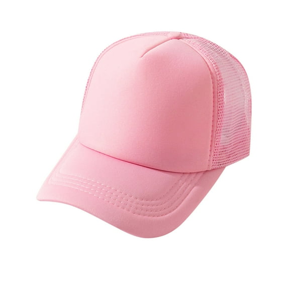 MESSUEN Baseball Cap Trucker Cap Summer Hats Fashion Women Men Sport Gradient Breathable Beach Cap Hat Sun Hat Men's Baseball Caps Baseball Hats for Women Pink One Size