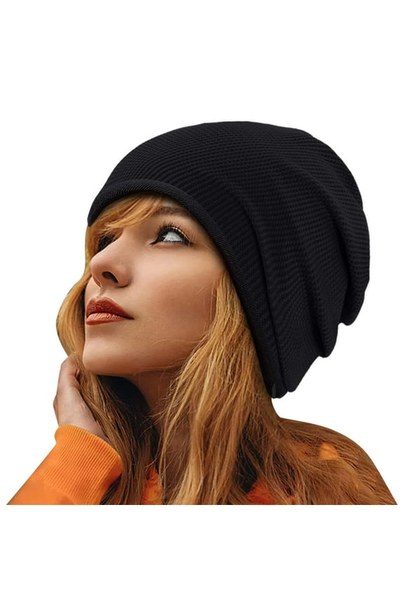 Beanie Hat Men Brimless Hat Brimless Hats for Men Skull Caps Beanie Hats for Men Brimless Hats for Women Skull Cap Black One Size