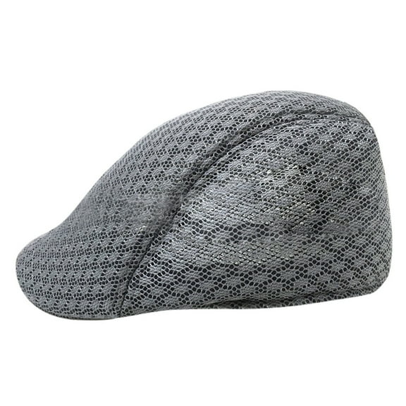 MESSUEN Beret Cap Men's Newsboy Hat Beret Hat Men Beret Men Mens Beret Mens Newsboy Caps Dark Gray One Size