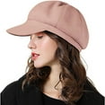 thumbnail image 1 of MESSUEN Beret Hats for Women Fall Hat Winter Hats for Women Womens Newsboy Hat Caps for Women Winter Hat Womans Hats Z Pink M, 1 of 4