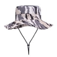 thumbnail image 1 of MESSUEN Bucket Hats for Men Hiking Hat Men Sun Hat Mesh Fishing Bucket Summer Drying Hat Fashion Boonie Hat Sun Baseball Caps Wide Brim Hats for Men Fishing Hats Gray One Size, 1 of 2