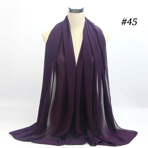 MESSUEN Chiffon Scarf Silk Scarf for Women Scarf for Women Scarf Top Women Scarf Winter Scarves for Women Womens Scarfs D2 One Size