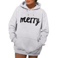 thumbnail image 1 of MESSUEN Christmas Shirts for Women Christmas Sweatshirts for Women Thick Hoodie Womens Zip Up Sweatshirt Top Long Sleeve Trendy Hoodies Womans Hoodies White M, 1 of 4