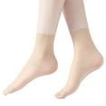 thumbnail image 1 of MESSUEN Clear Socks Mesh Socks Sheer Socks Comfy Socks Women Socks for Women Transparent Socks for Women’s Socks Beige One Size, 1 of 4