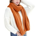 thumbnail image 1 of MESSUEN Crochet Scarf Knit Scarf Fall Scarf Ladies Scarf Scarves for Women Dressy Winter Scarf Women Scarf a One Size, 1 of 4