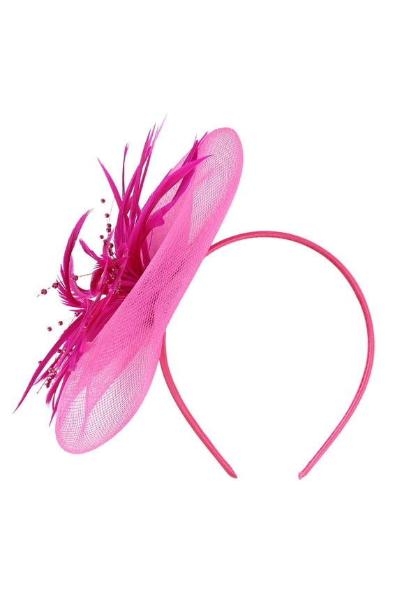 Dress Hat Fashion Hats for Women Fascinators Hats for Women Church Hats for Women Fascinators Hat Ladies Hats for Tea Party Tea Party Headwear Hot Pink One Size