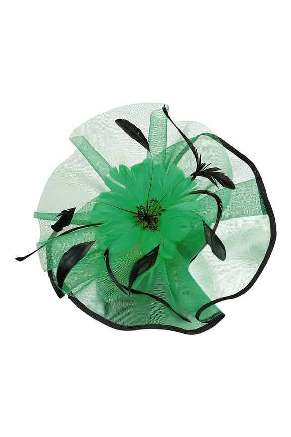Dress Hat Womens Tea Party Hat Fancy Hats for Women Tea Party Hat Dress Hats for Women Girls Tea Party Hat Hair Fascinators for Women Green One Size