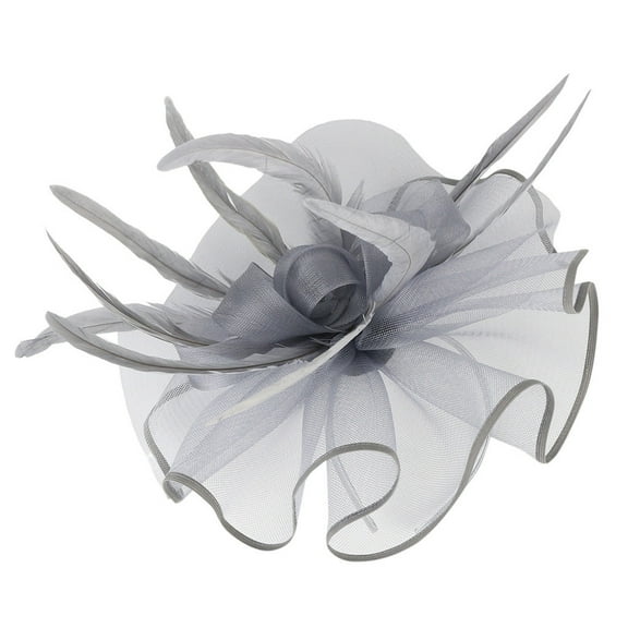 MESSUEN Fancy Hats for Women Womens Church Hats Tea Party Hat for Women Ladies Church Hats Church Hats for Women Tea Party Hats for Girls Womens Fashion Hats Gray One Size