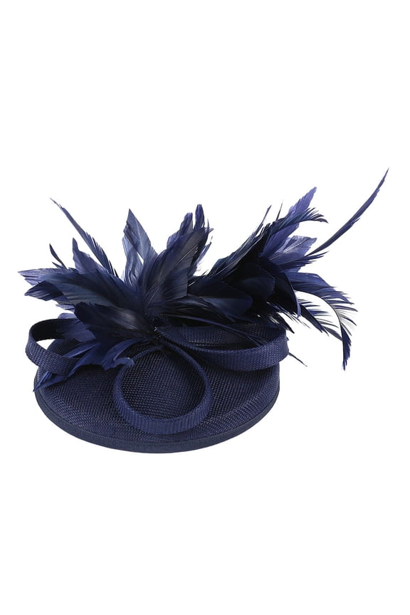 Fascinator Hats for Women Tea Party Headband Fascinators Hats for Women Tea Party Ladies Church Hats Tea Party Hat for Women's Church Hats Women Hats Fashion Navy One Size