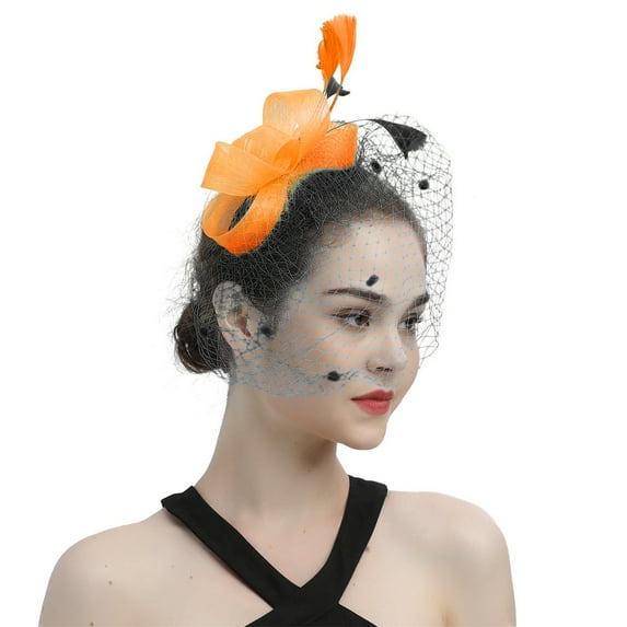 MESSUEN Fashion Hats for Women Girls Tea Party Hat for Tea Party Women Tea Party Headband Fancy Hats for Women Tea Party Hats for Women Womens Fashion Hats E One Size