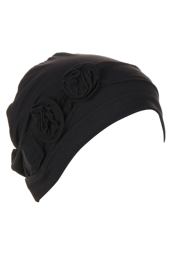 Fashion Head Scarf Womens Turbans Hat for Sun Hat Women Head Wraps Visor Hats for Women Turban Headbands Black One Size