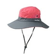 thumbnail image 1 of MESSUEN Fishing Hats Hiking Hat Women Sun Hat Women Hats Foldable Womens Ponytail Sun Cap Wide Hole Hat Mesh Caps Bucket Hats Floppy Sun Hats for Women Hot Pink One Size, 1 of 8