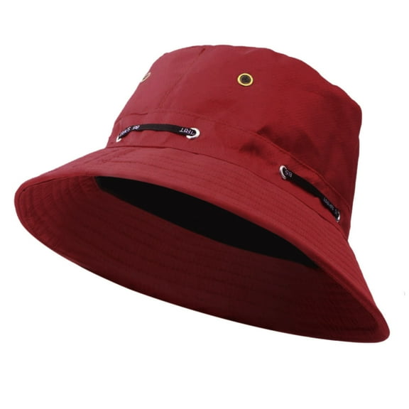 MESSUEN Fishing Hats Sun Hat Wide Brim Hats for Men Outd Cap Casual Cap Bucket Hat Oor Hat Travel Fashion and Pot Su Adult N Women Caps Bucket Hats for Men Sun Hat Wine One Size