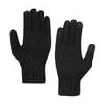 thumbnail image 1 of MESSUEN Fleece Gloves Women Gloves Warm Gloves for Men Warm Gloves Work Gloves Cotton Gloves for Women Womens Winter Gloves Knit Gloves Driving Ski Gloves Exercise Gloves Black One Size, 1 of 8
