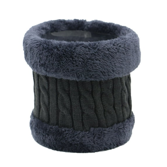 MESSUEN Fleece Neck Gaiter Thick Scarf Warm Scarf Cloaks for Women Shawl Poncho for Women Winter Scarves for Women Scarf for Woman Gray One Size