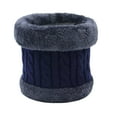 thumbnail image 1 of MESSUEN Fleece Neck Gaiter Thick Scarf Warm Scarf Women Shawl Women Scarves Womens Poncho Sweater Scarf for Woman Navy One Size, 1 of 3