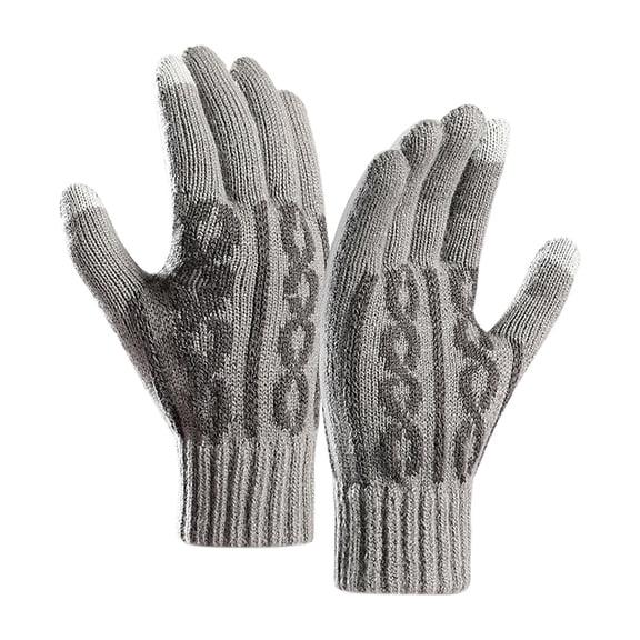 MESSUEN Gym Gloves for Women Cycling Gloves Work Gloves Thermal Gloves for Women Warm Gloves for Men Cotton Gloves for Women Snow Gloves Driving Cold Weather Gloves Workout Gloves B One Size