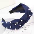 thumbnail image 1 of MESSUEN Hair Headbands for Women Womens Hair Clips Headband Women Headbands for Hair Womens Hair Bands Hairbands for Women's Hair Headbands for Women's Hair Navy One Size, 1 of 2