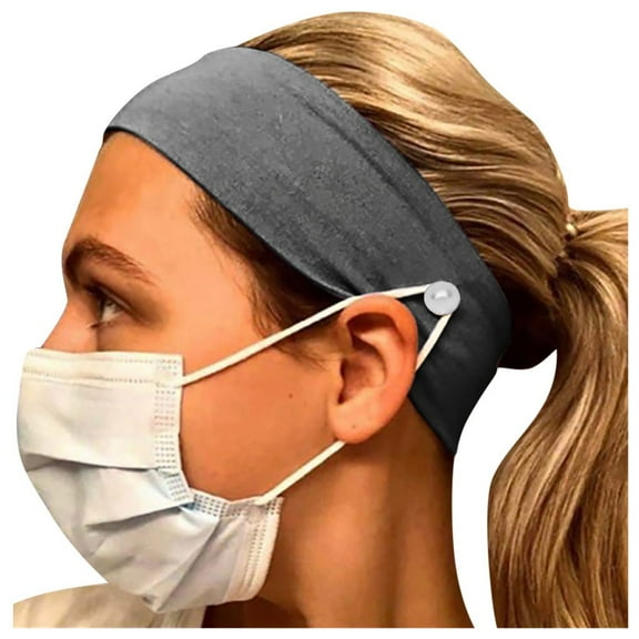 MESSUEN Hair Ties for Girls Hair Band Hair Bands Women Hair Accessories Hair Accessories for Girls Women Headbands for Hair Headbands Gray One Size