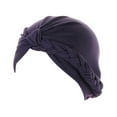 thumbnail image 1 of MESSUEN Hair Turbans for Women Hats for Women Head Wraps Womens Sun Hat Beanie Cap Woman Sun Hat Brimless Cap Navy One Size, 1 of 4