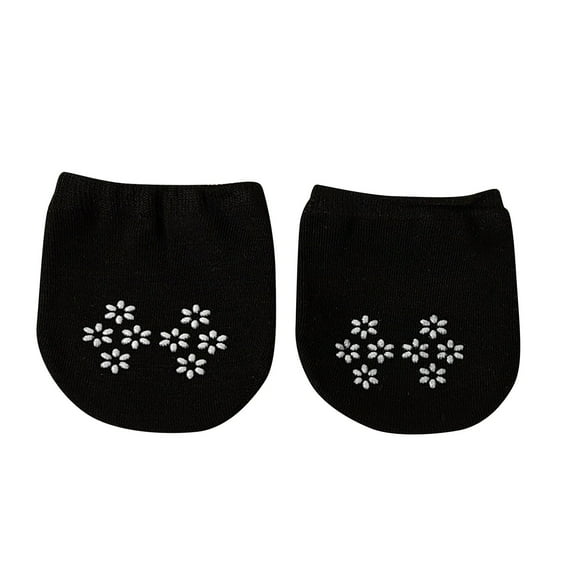 MESSUEN Half Socks for Women Flat Socks for Women Invisible Socks Crew Socks for Women Socks for Men Womans Socks Mens No Show Socks Black One Size