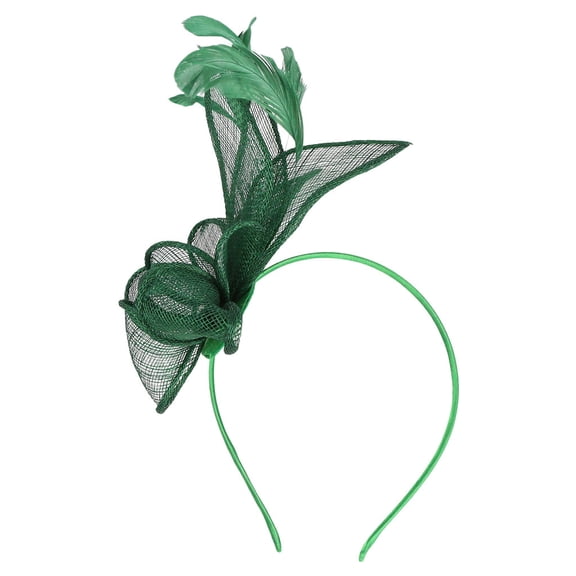MESSUEN Hat for Tea Party Women Church Hats for Women Fashion Hats for Women Headpiece for Women Dress Hat Tea Party Headwear Women Hats Fashion Green One Size