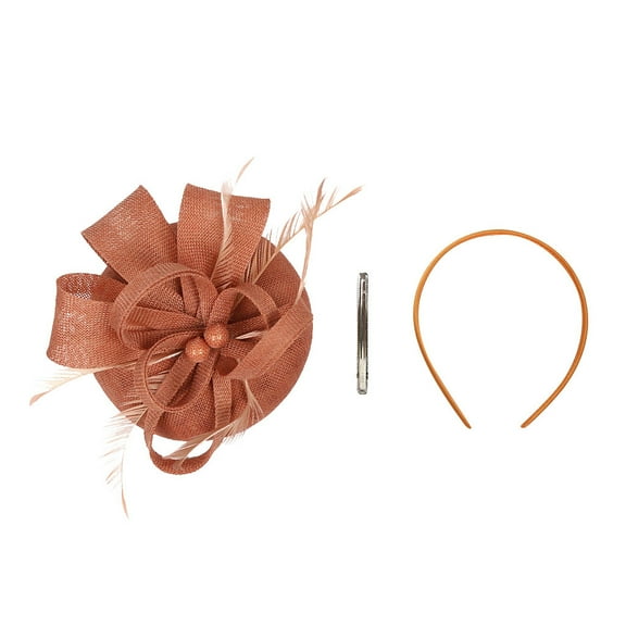 MESSUEN Hats for Tea Party for Women Ladies Fascinator Hats Womens Dress Hats Fascinator Hat Womens Fashion Hats Tea Party Hats for Girls Tea Party Hats Pink One Size