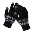 thumbnail image 1 of MESSUEN Hiking Gloves Workout Gloves Cold Weather Gloves Ski Gloves Snow Gloves Driving Cycling Gloves Knit Gloves Thermal Gloves for Women Work Gloves Women Gloves Black One Size, 1 of 6