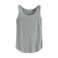 thumbnail image 1 of MESSUEN Ladies Tank Tops Loose Fitting Tank Tops for Women Crew Neck Camisole Cotton Slim U Shaped Bottoming Vest Summer Sleeveless Tops for Women Casual Tank Tops for Women Gray One Size, 1 of 3