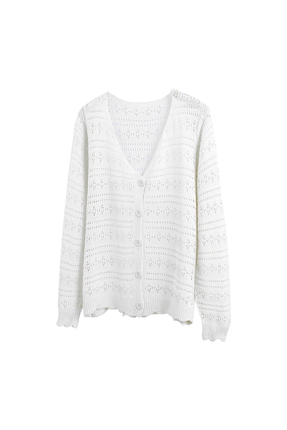 Lightweight Comfort Soft Work Blouse Going Out Tops Linen Shirts for Women Spring Trendy Casual Summer Tops Loose Cardigan White M