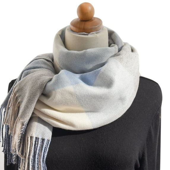MESSUEN Long Scarves for Women Desert Scarf Winter Scarves Vintage Scarf Warm Scarf Shawl Wraps for Women Ladies Scarves Lightweight Shawl Beach Scarf Z Navy A