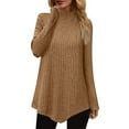 thumbnail image 1 of MESSUEN Long Sweaters for Women Long Sleeve Sweaters for Women Winter Sweaters for Women Winter Sweater for Women Womens Sweaters Knit Sweater for Women Womens Long Sleeve Shirts Khaki L, 1 of 7